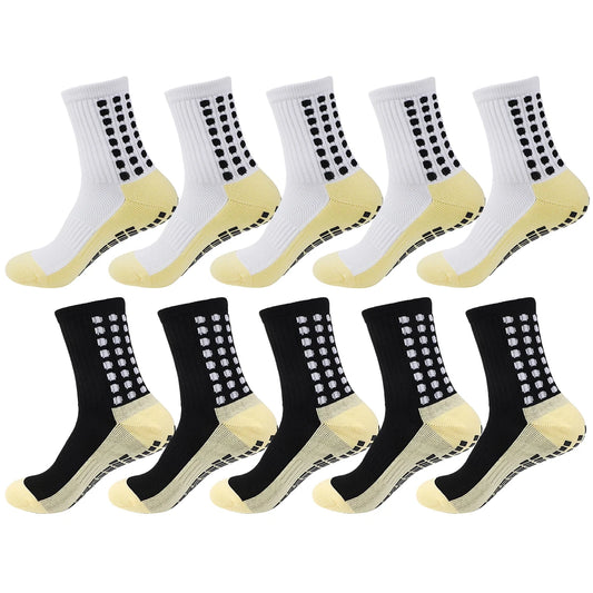10 Pair- Unisex Anti-Slip Socks