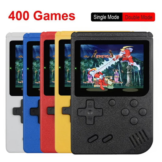 Handheld Game Player: 400 Retro Games, 3” Color LCD Screen