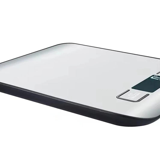 Stainless Steel Kitchen Scale: 5kg/1g Precision with LED Display