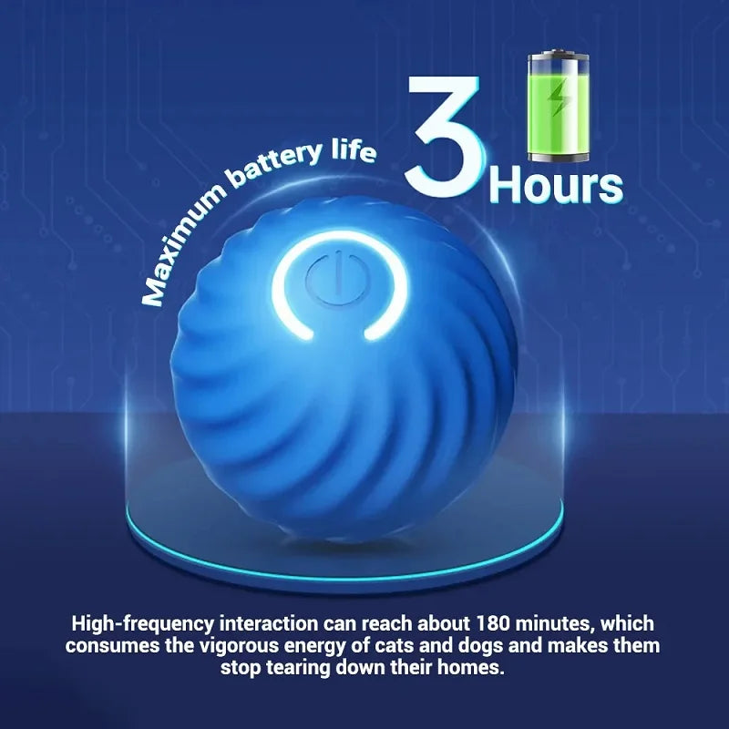 USB-Powered Interactive Smart Dog Ball Toy