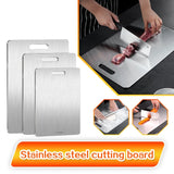 Stainless Steel Double-Sided Cutting Board