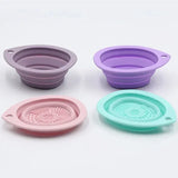 Foldable Silicone Makeup Brush Bowl Cleaner
