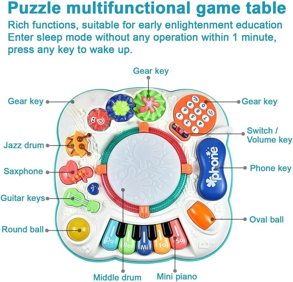 Musical Learning Table for Babies & Toddlers (6M-3Y)