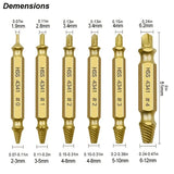 \Damaged Screw Extractor & Drill Bit Set