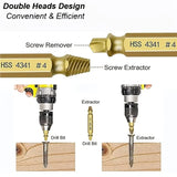 \Damaged Screw Extractor & Drill Bit Set