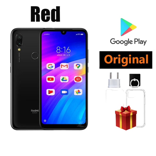 Redmi 7 Dual SIM Android Phone with Case & Dual Camera