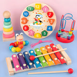 Montessori Wooden Learning Toy for Babies, Ages 1-3