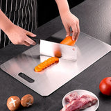 Stainless Steel Double-Sided Cutting Board