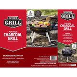 14.5" Mini Portable Charcoal Grill with Adjustable Vents