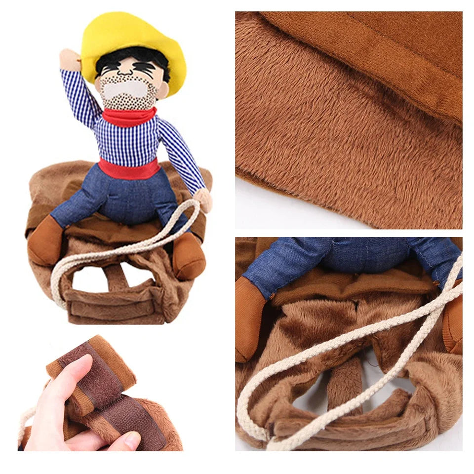 Halloween Cowboy Pet Costume