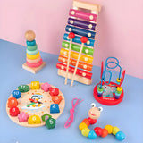 Montessori Wooden Learning Toy for Babies, Ages 1-3