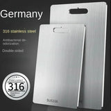 Stainless Steel Double-Sided Cutting Board